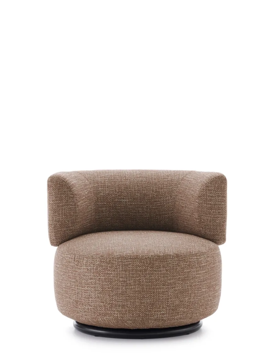 Sale Kartell K-waiting armchair texture BROWN
