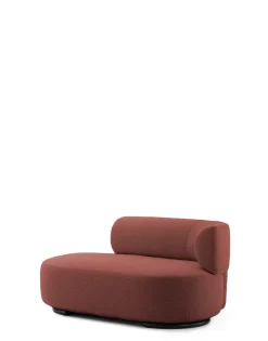 New Kartell K-waiting dormeuse bouclè ROUGE BRIQUE