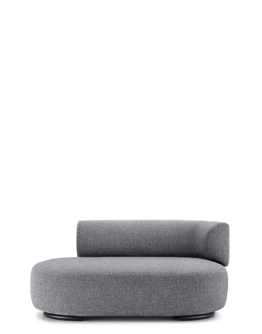 Outlet Kartell K-waiting dormeuse texture BLEU CLAIR