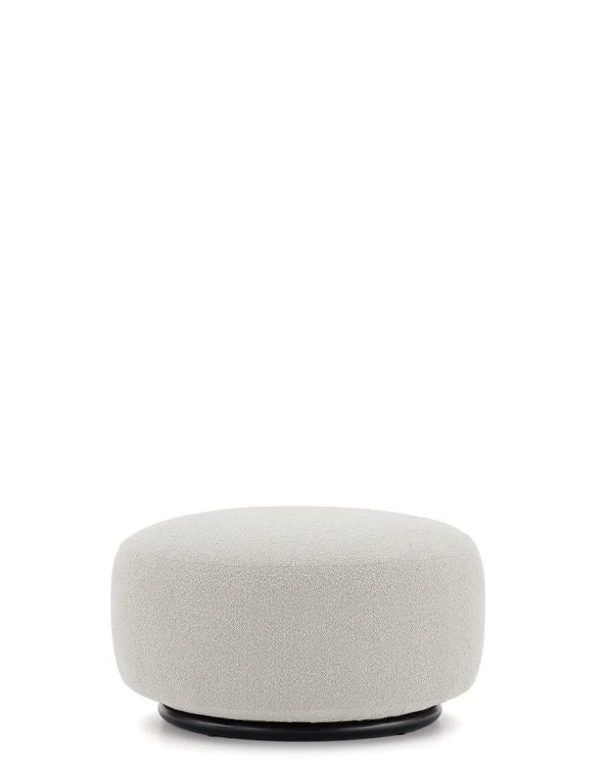 Outlet Kartell K-waiting pouf bouclè ECRÙ