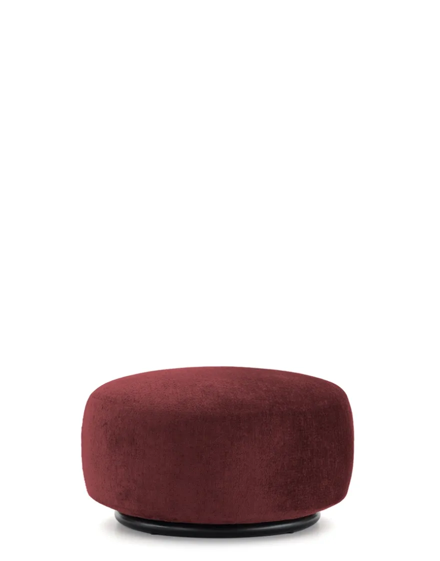 Clearance Kartell K-waiting pouf chenille BORDEAUX