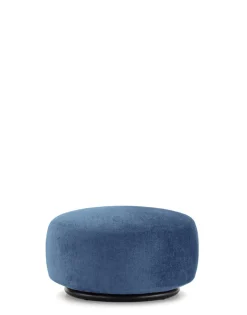 Sale Kartell K-waiting pouf chenille BLEU CLAIR