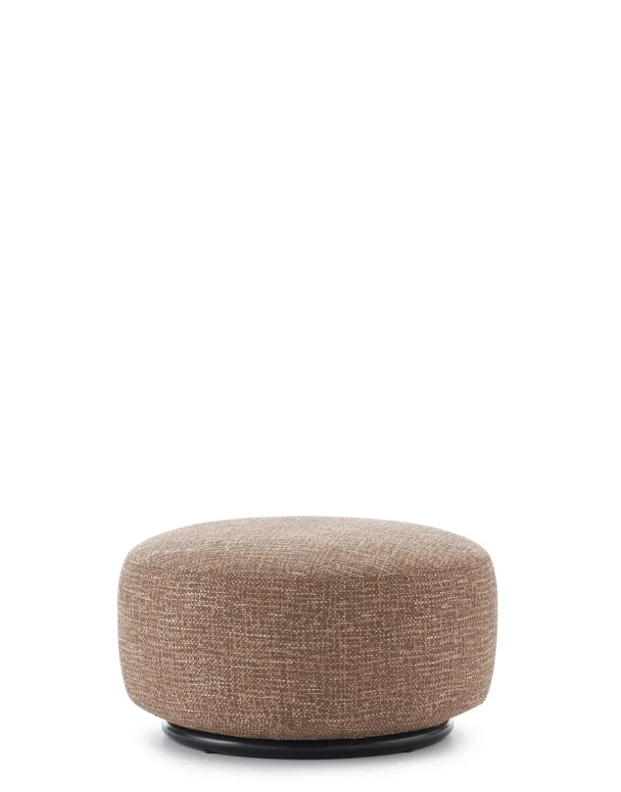 Outlet Kartell K-waiting pouf texture BROWN