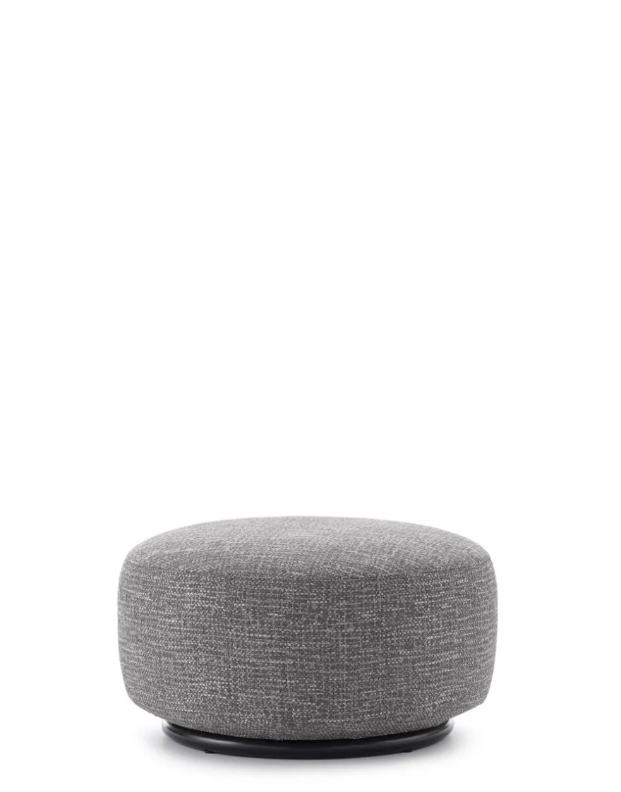 Sale Kartell K-waiting pouf texture BLEU CLAIR