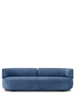 Discount Kartell K-waiting sofa chenille BLEU CLAIR