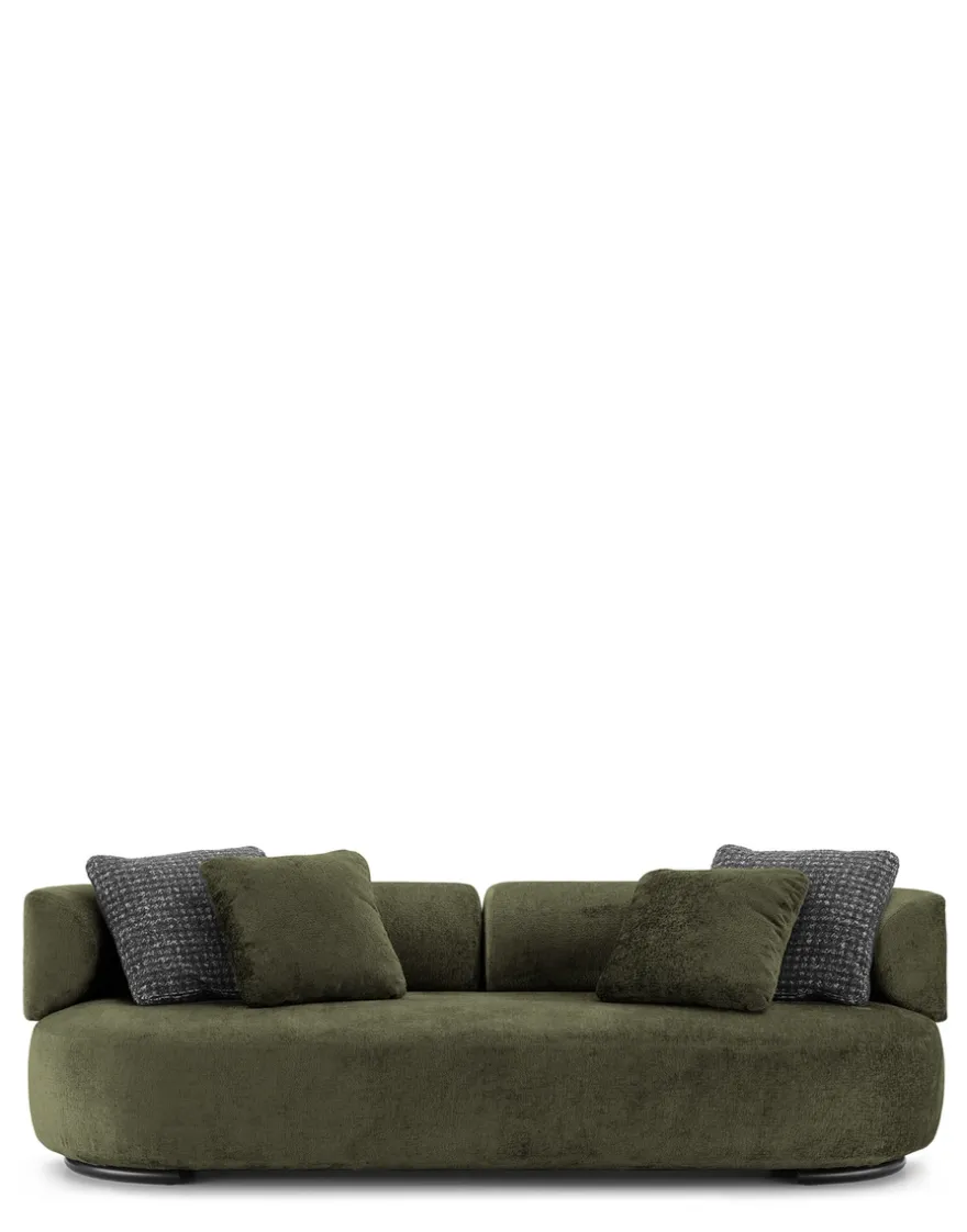 Discount Kartell K-waiting sofa chenille VERT
