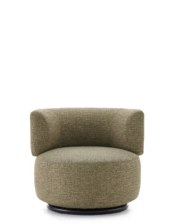Kartell K-waiting swivel armchair texture VERT
