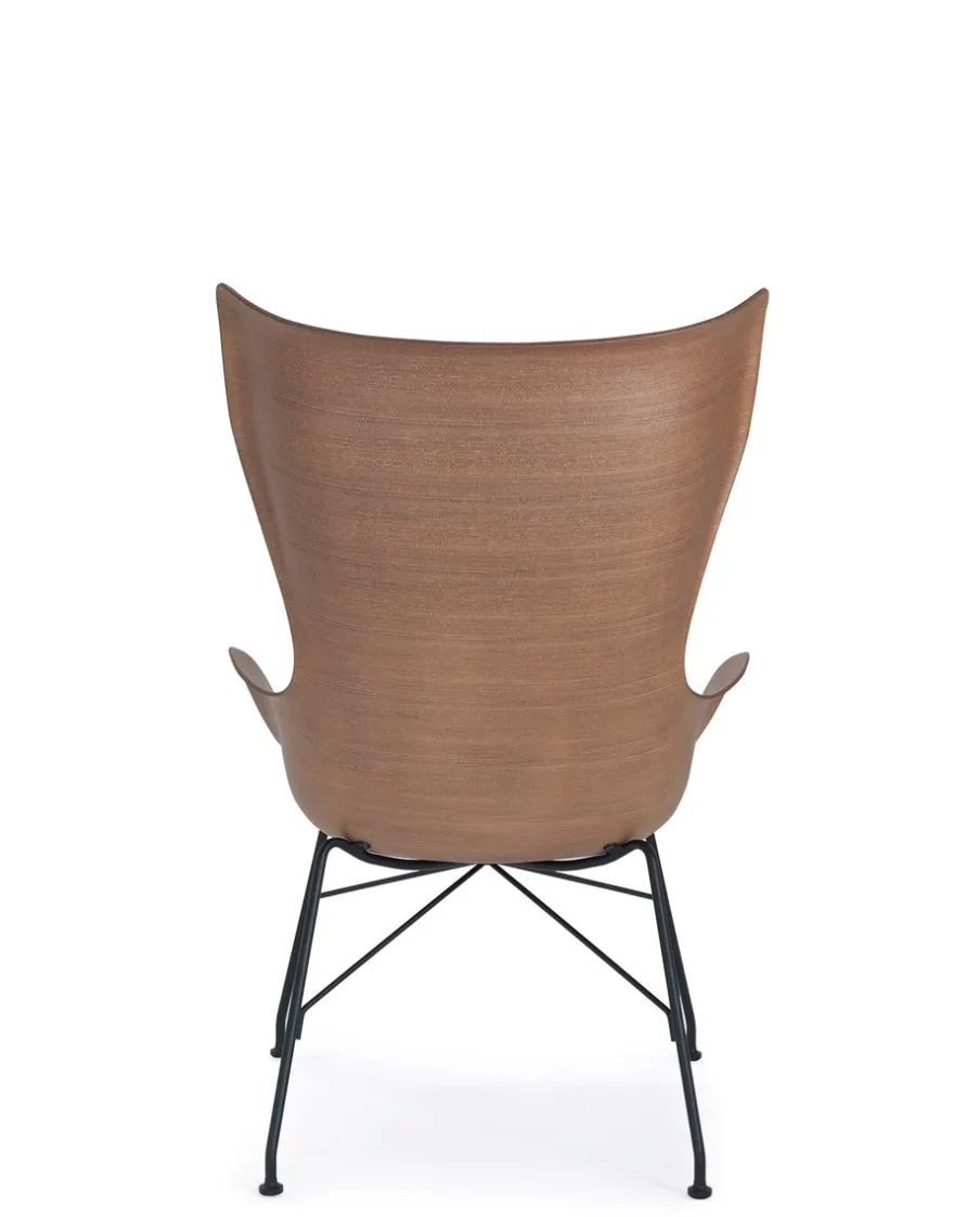 Sale Kartell K/wood basic veneer BOIS FONCÉ - BASIC VENEER