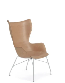 Sale Kartell K/wood slatted ash BOIS CLAIR - SLATTED ASH