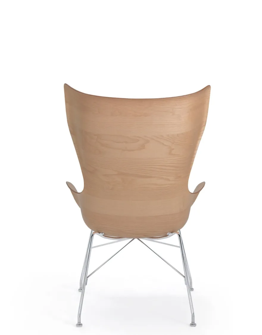 Sale Kartell K/wood slatted ash BOIS CLAIR - SLATTED ASH