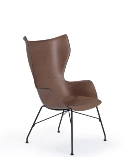 Clearance Kartell K/wood slatted ash BOIS FONCÉ - SLATTED ASH