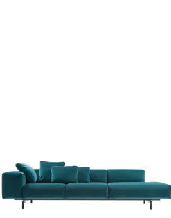 Sale Kartell Largo ottoman trois places canapé velvet - droit OCTANIUM
