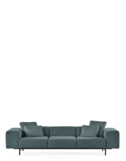 Online Kartell Largo trois places canapé curly PETROLE