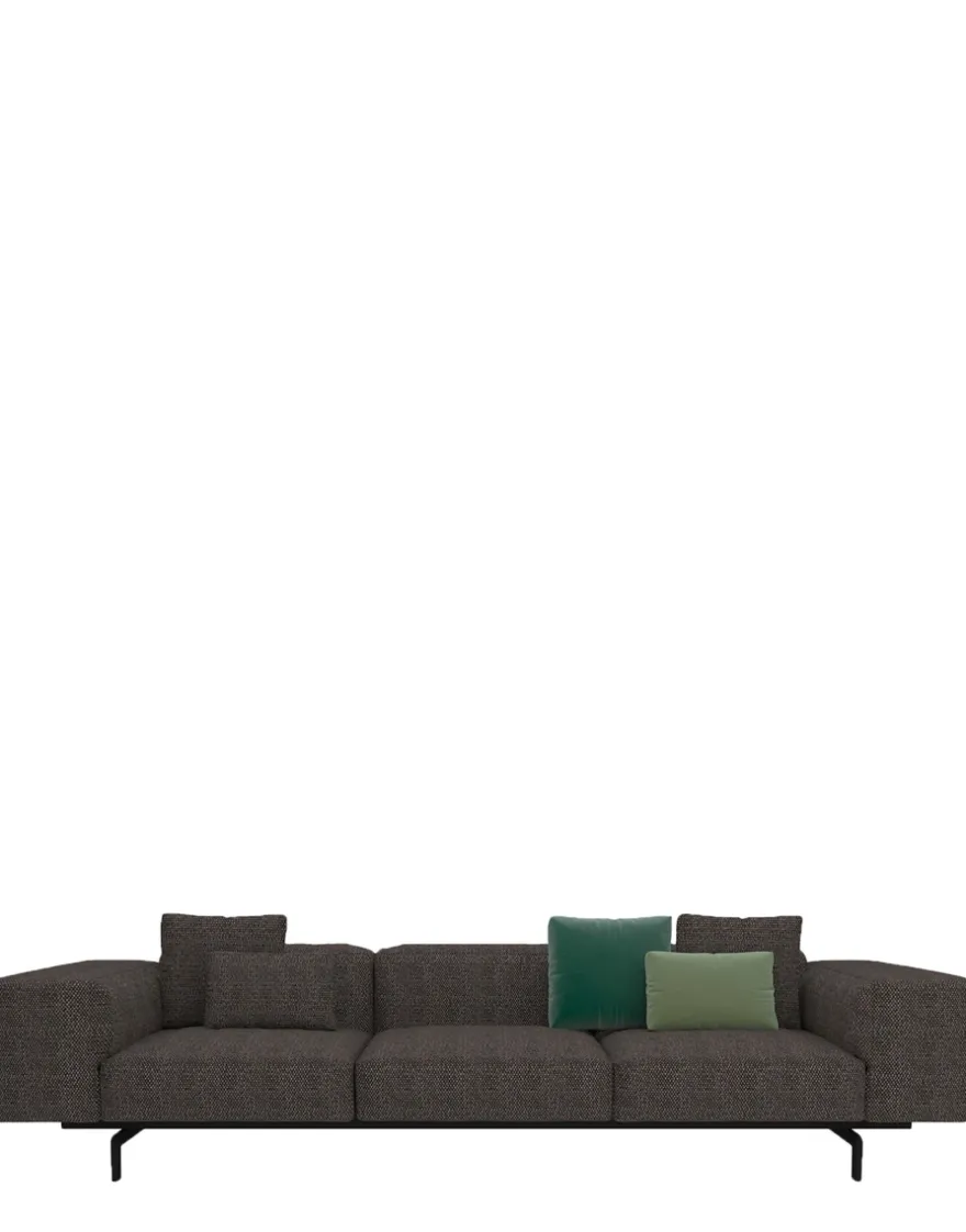 Hot Kartell Largo trois places canapé gubbio DOVE GRAY