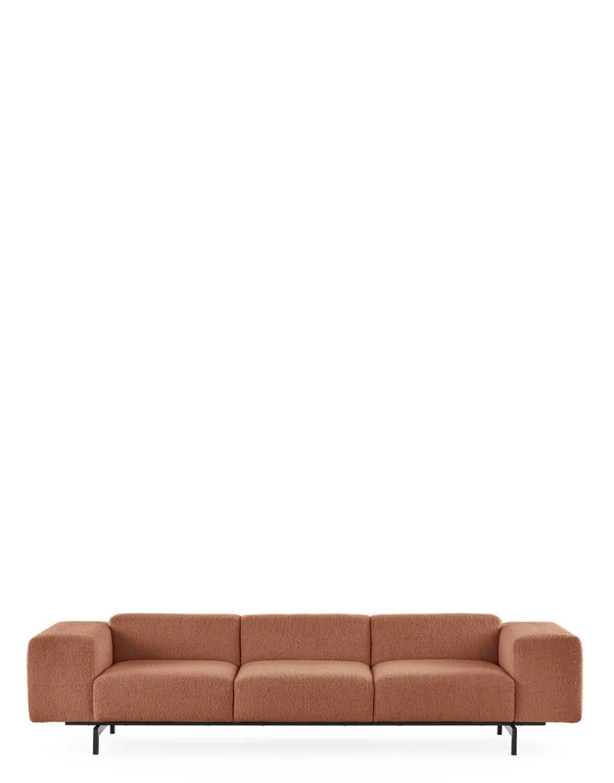 Hot Kartell Largo trois places canapé curly ROSE