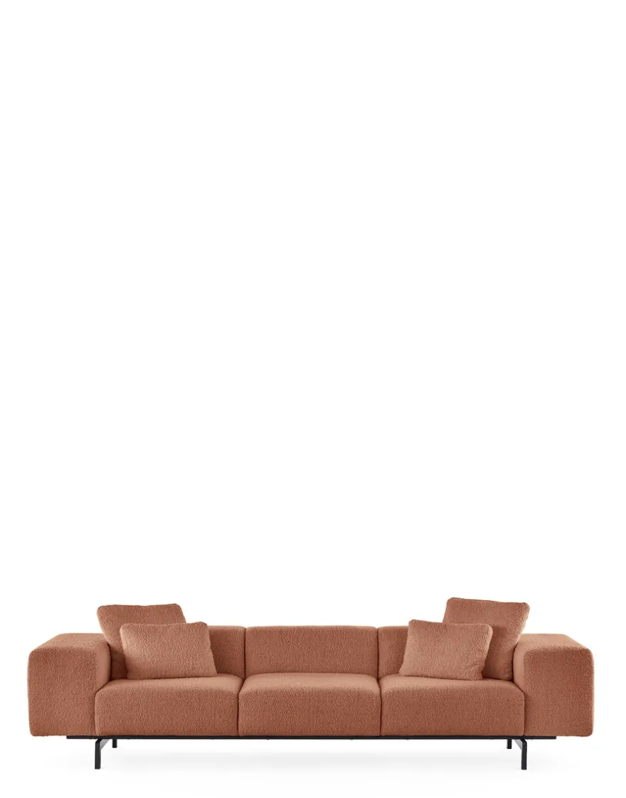Hot Kartell Largo trois places canapé curly ROSE