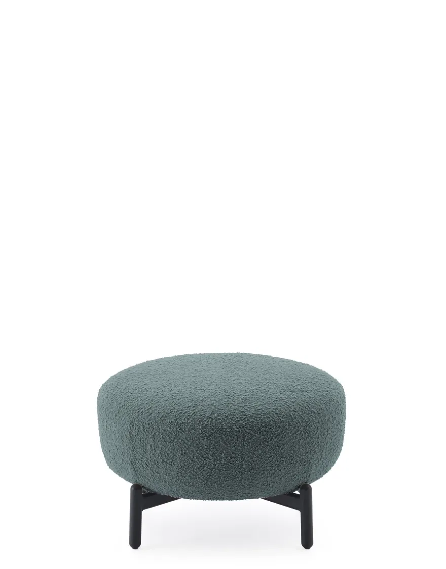 Outlet Kartell Lunam pouf curly PETROLE