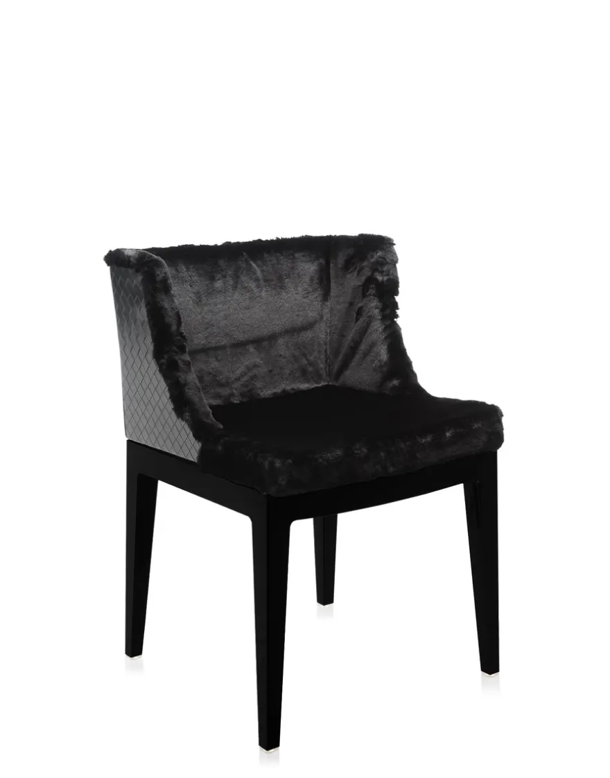 Online Kartell Mademoiselle kravitz FUR-LEATHER NOIR
