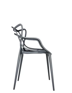 New Kartell Masters metal (2 chaises) TITANE