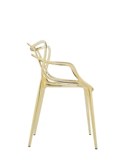 Discount Kartell Masters metal (2 chaises) DORÉ