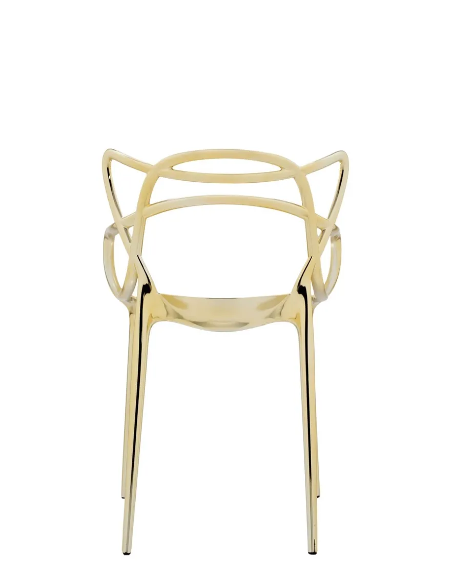 Discount Kartell Masters metal (2 chaises) DORÉ