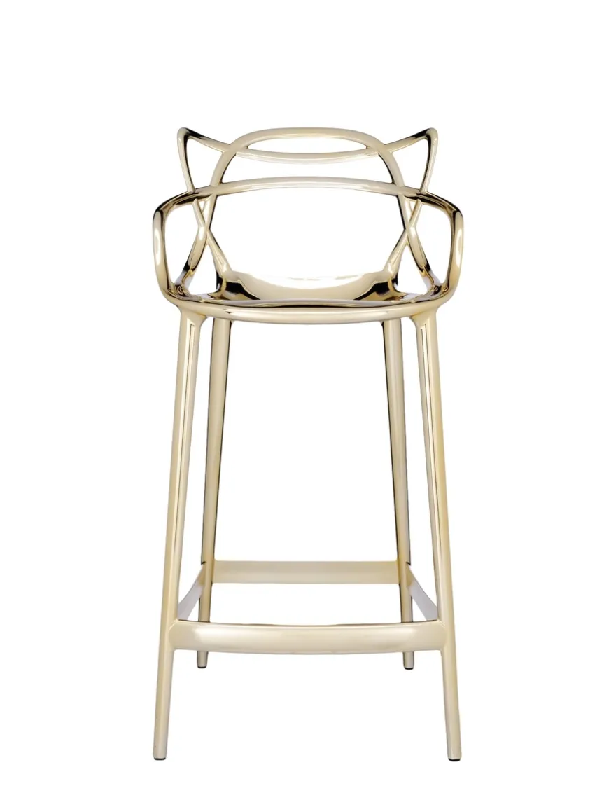 Kartell Masters stool metal DORÉ