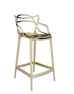 Kartell Masters stool metal DORÉ