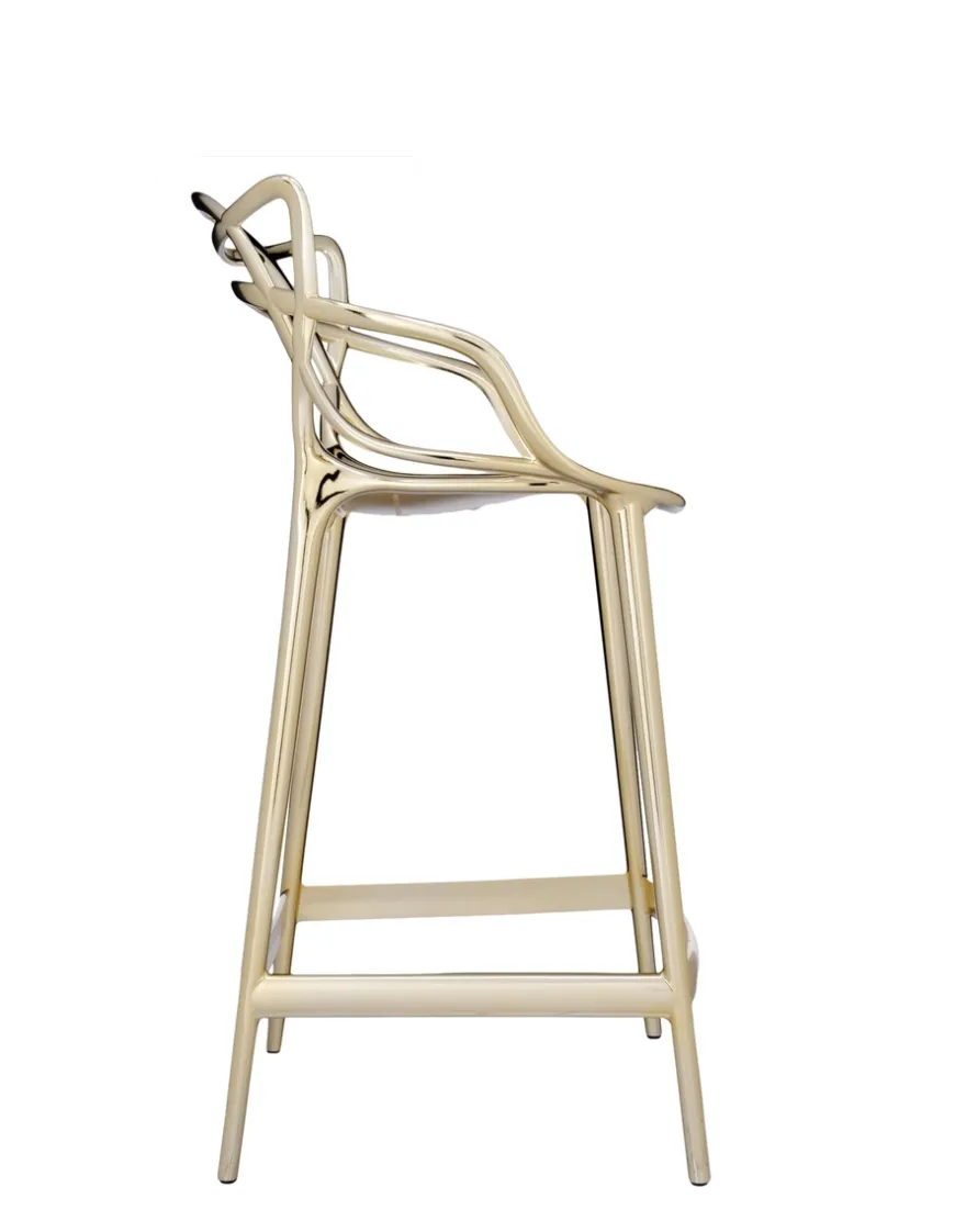 Kartell Masters stool metal DORÉ