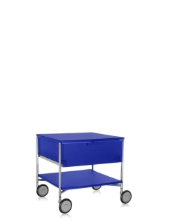 Hot Kartell Mobil 1 tiroir a roulettes BLEU COBALT