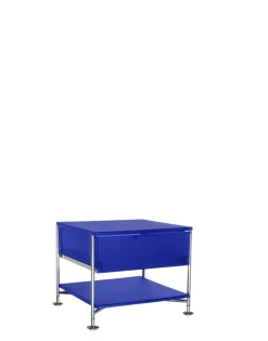Outlet Kartell Mobil 1 tiroir sur pieds BLEU COBALT