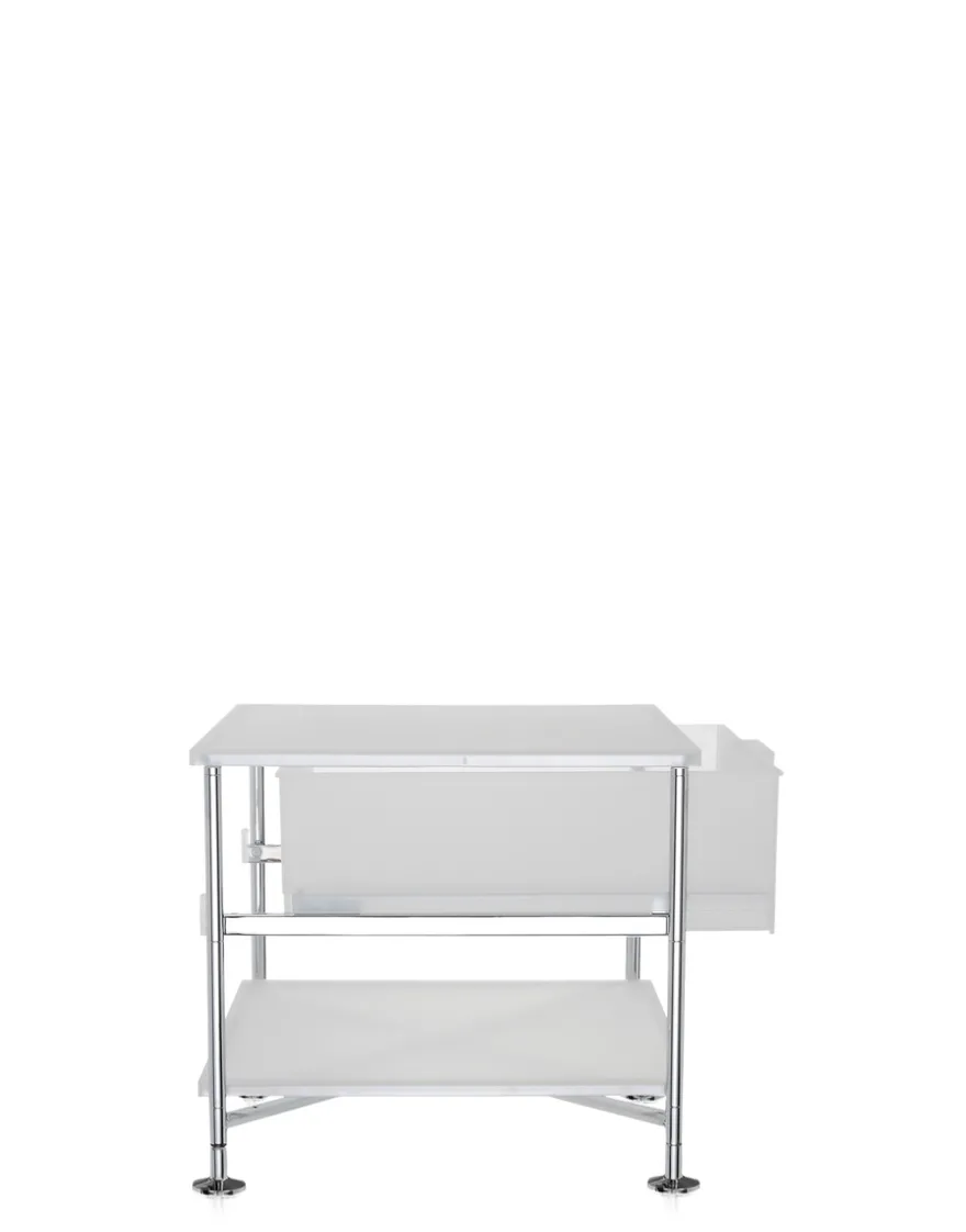 Outlet Kartell Mobil 1 tiroir sur pieds GLACE