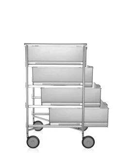 Kartell Mobil 4 tiroirs avec roulettes GLACE