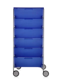 Online Kartell Mobil 6 tiroirs avec roulettes BLEU COBALT