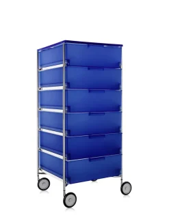 Online Kartell Mobil 6 tiroirs avec roulettes BLEU COBALT