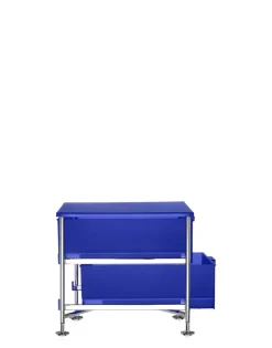 Online Kartell Mobil 2 tiroirs sur pieds BLEU COBALT