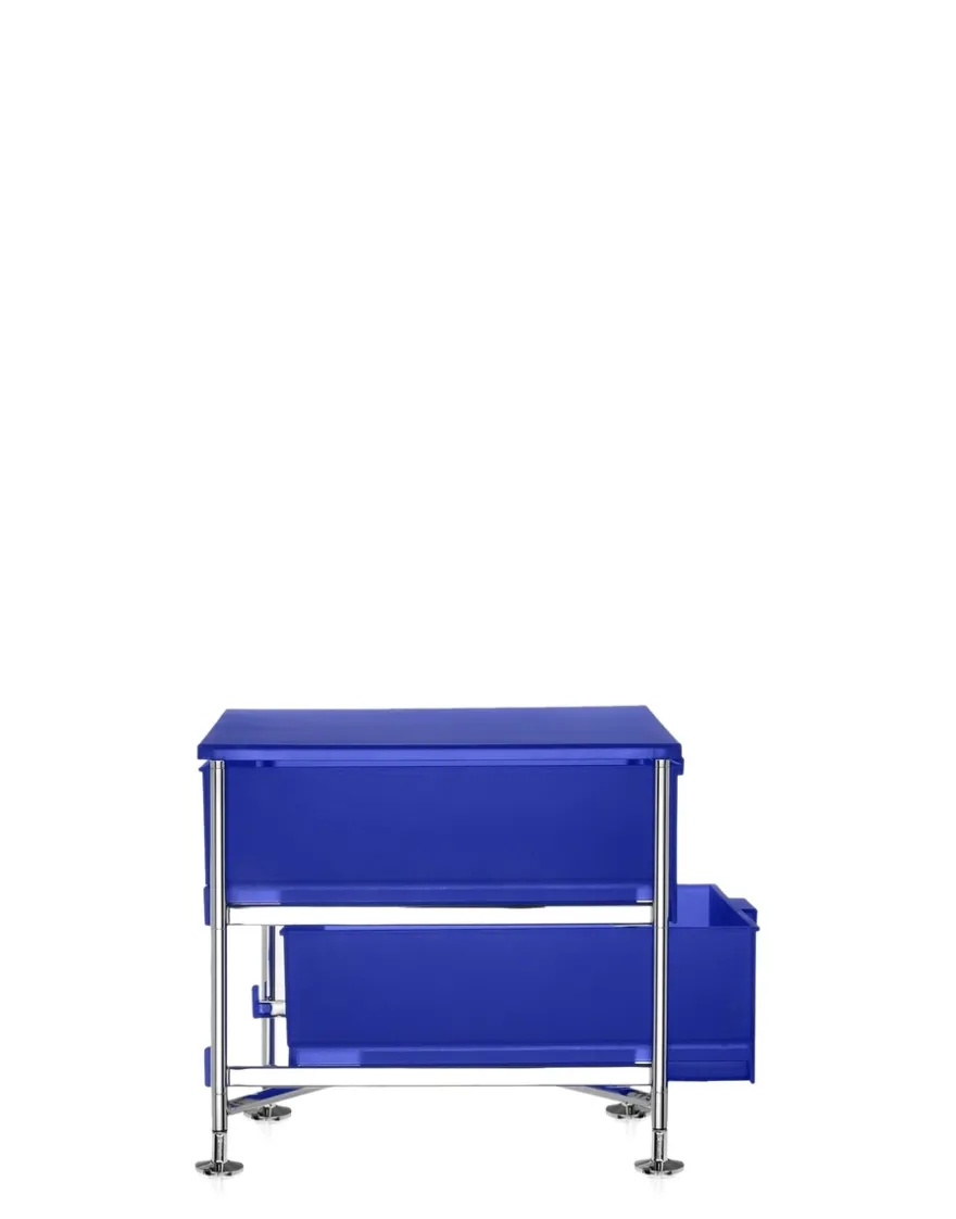 Online Kartell Mobil 2 tiroirs sur pieds BLEU COBALT