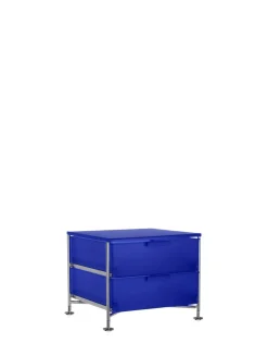 Online Kartell Mobil 2 tiroirs sur pieds BLEU COBALT