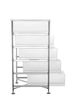 Best Kartell Mobil 5 tiroirs sur pieds GLACE