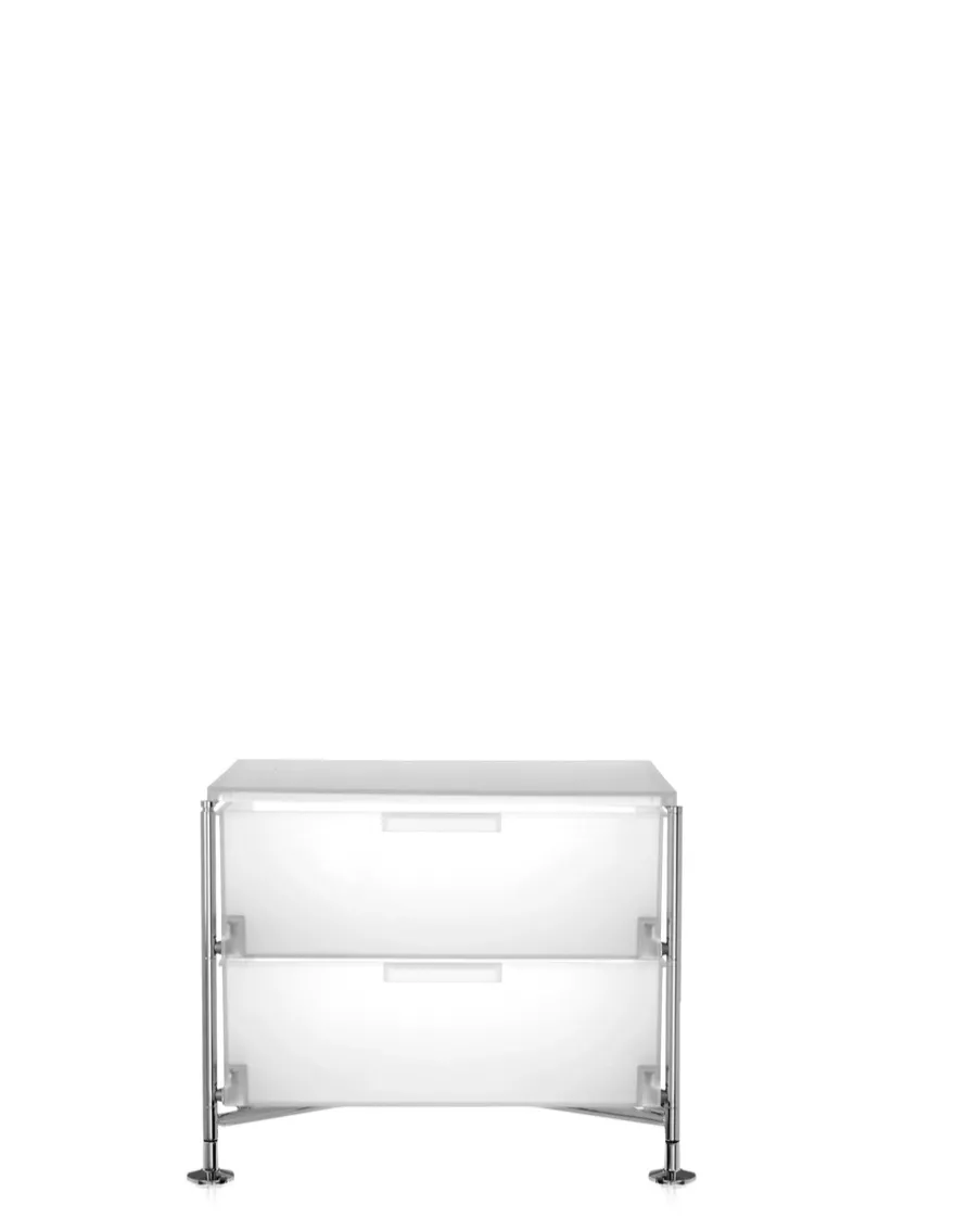 New Kartell Mobil 2 tiroirs sur pieds GLACE