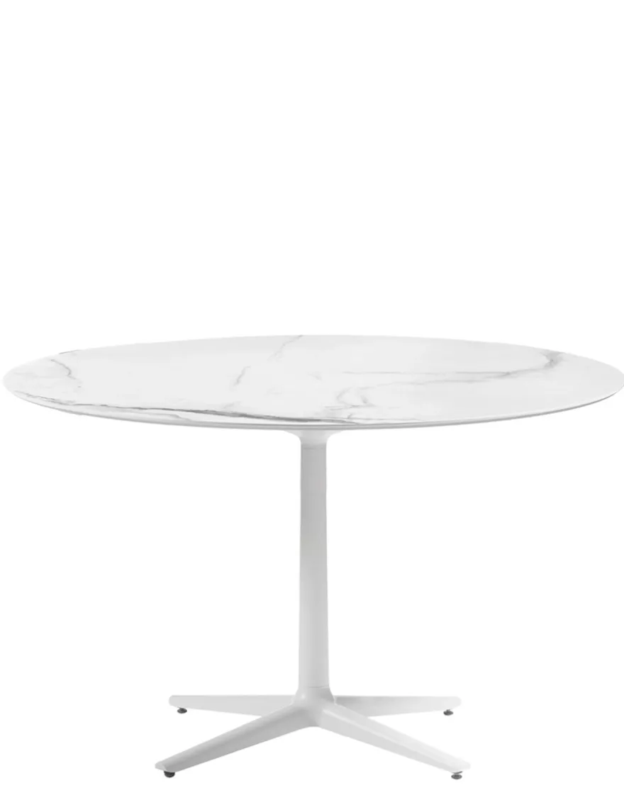 Outlet Kartell Multiplo round MARBRE BLANC