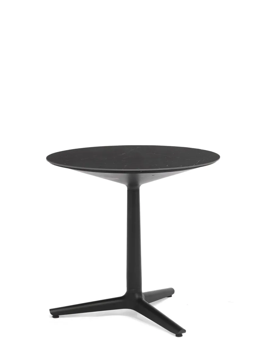 Discount Kartell Multiplo round MARBRE NOIR
