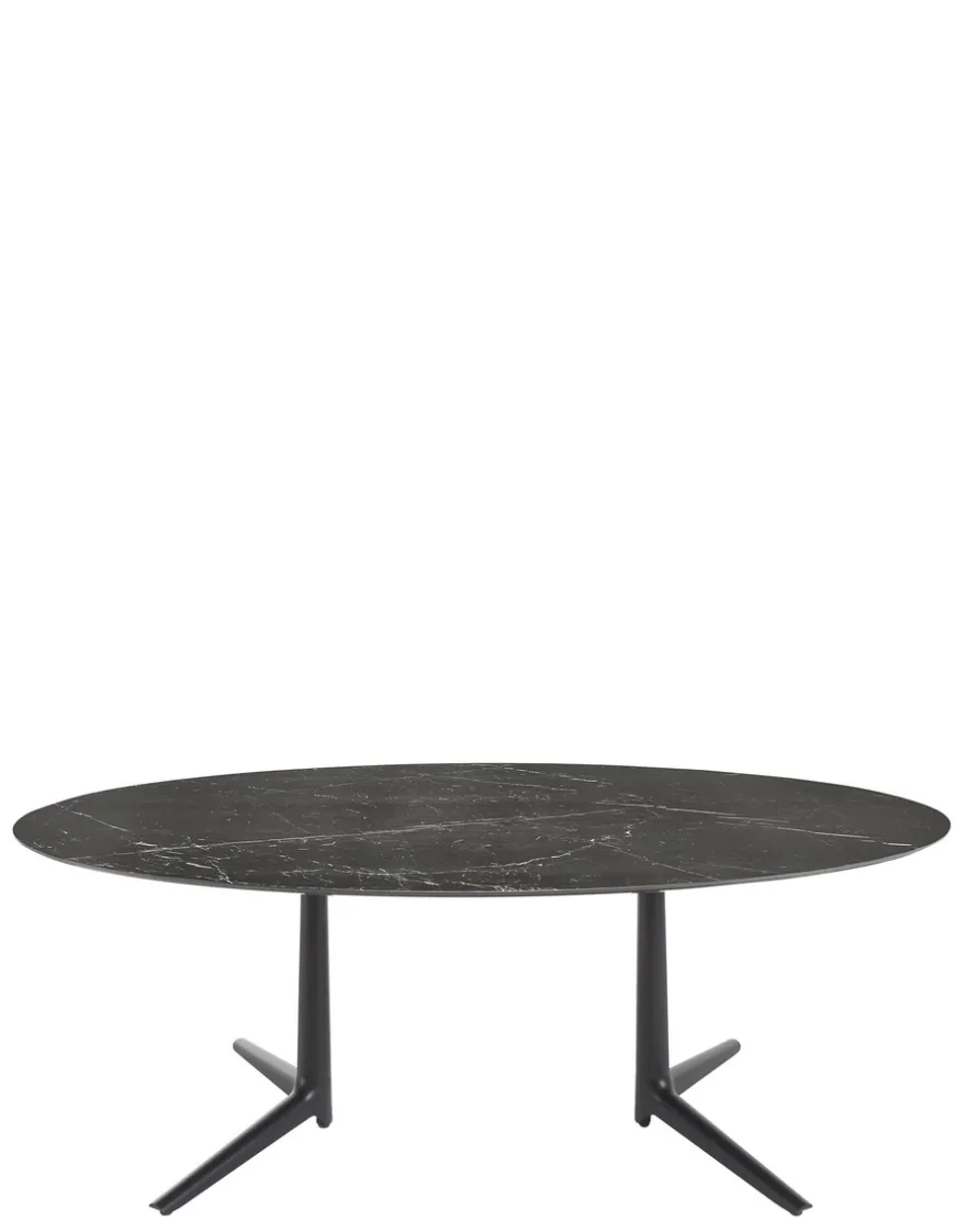 Hot Kartell Multiplo xl oval MARBRE NOIR