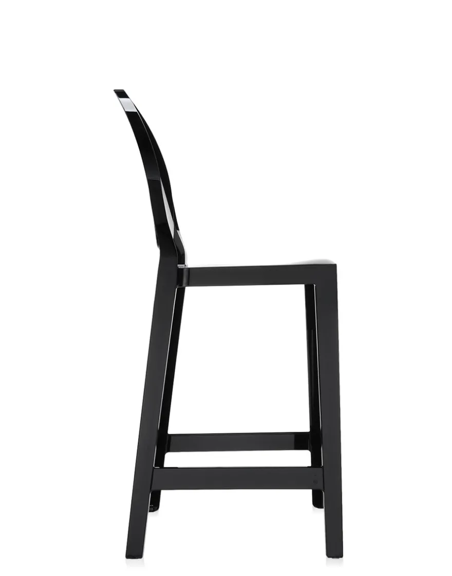 Best Kartell One more (2 tabourets) REVÊTEMENT NOIR