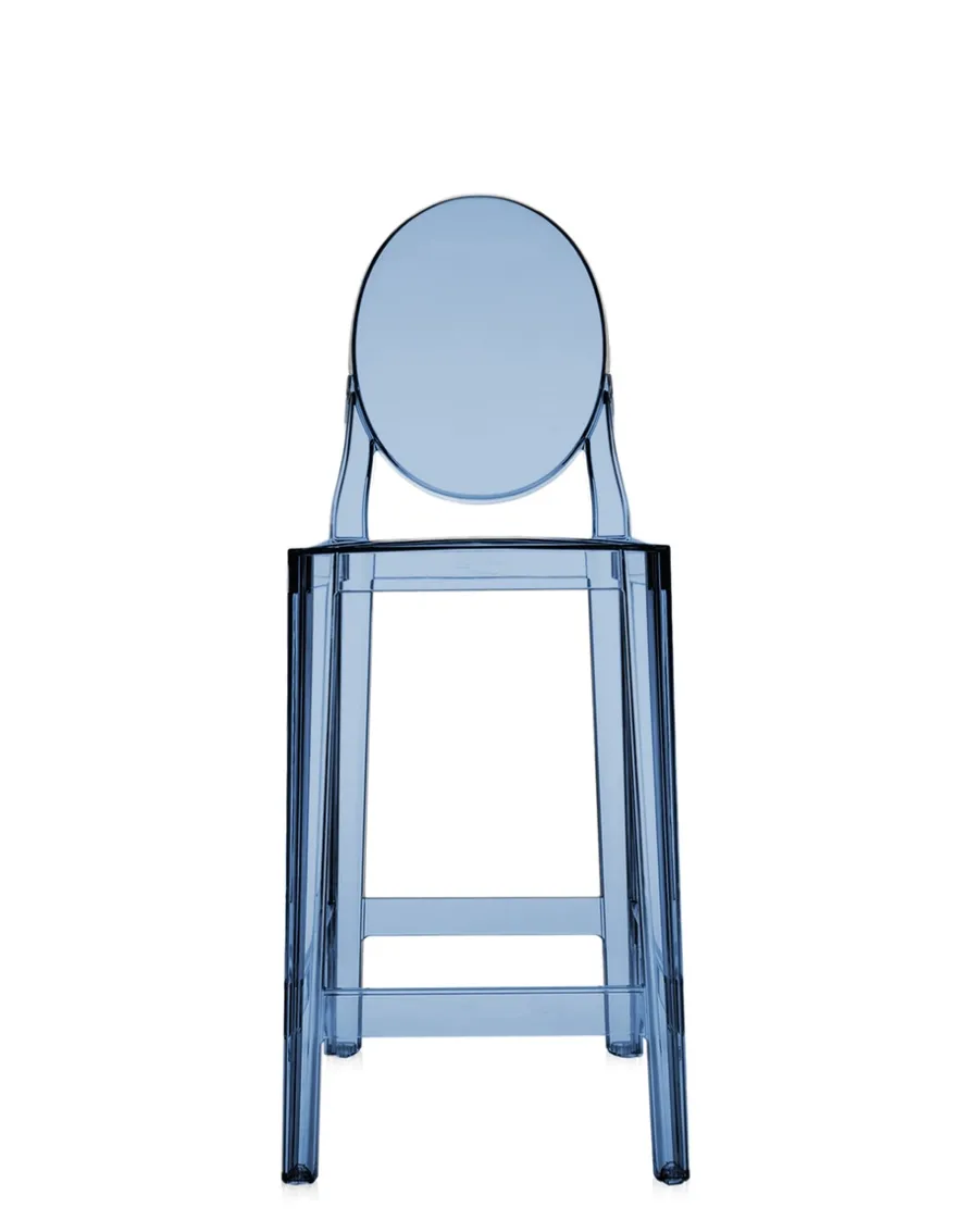 Clearance Kartell One more (2 tabourets) POUDRÉ