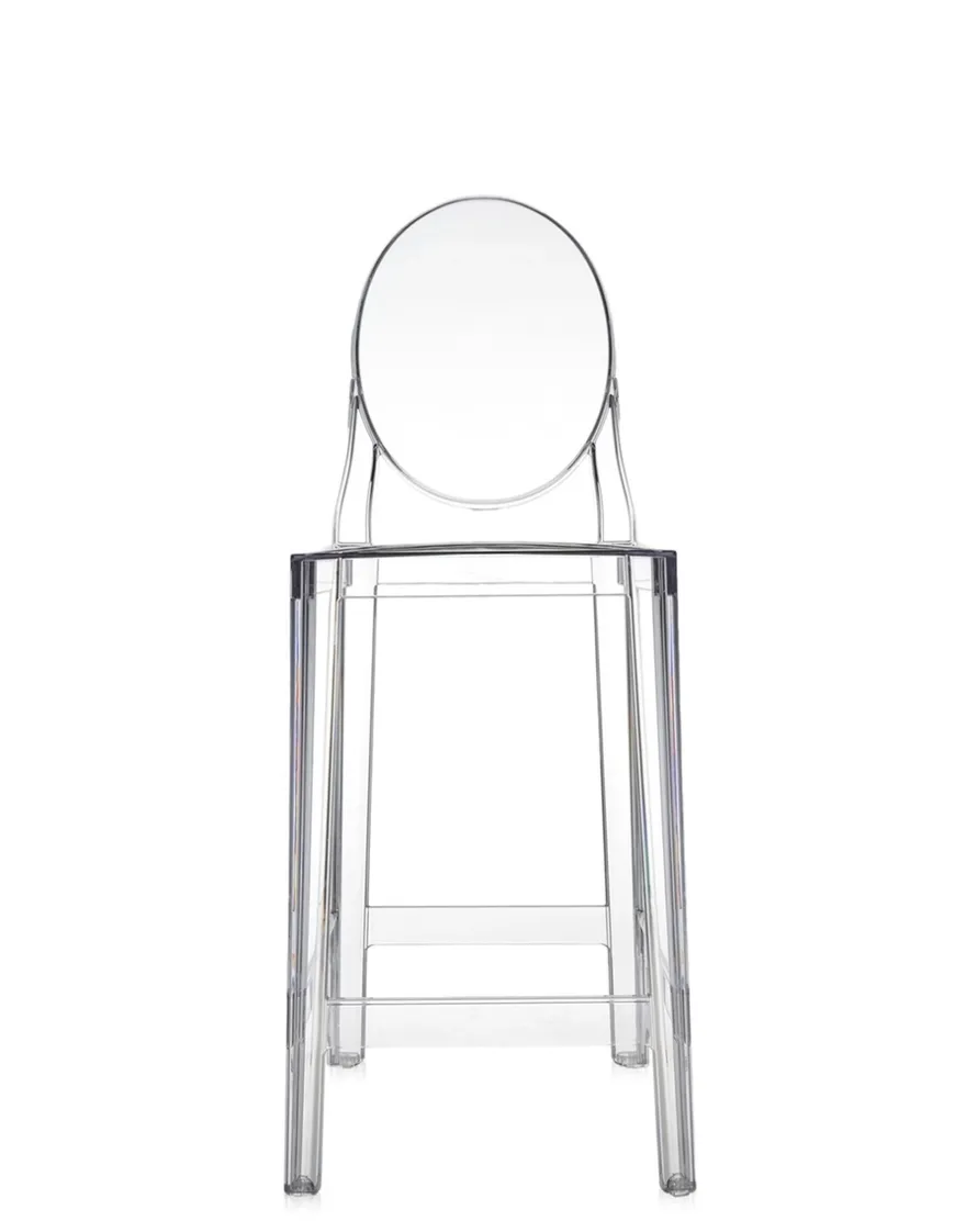 Sale Kartell One more (2 tabourets) CRISTAL