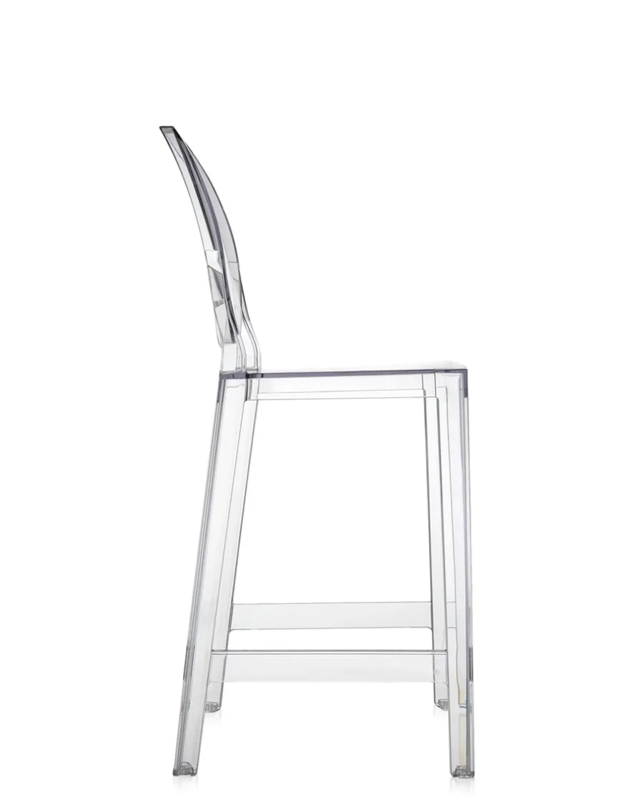 Sale Kartell One more (2 tabourets) CRISTAL