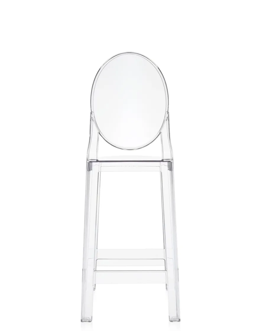 Sale Kartell One more (2 tabourets) CRISTAL