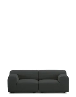 Discount Kartell Plastics duo deux places canapé orsetto GRIS