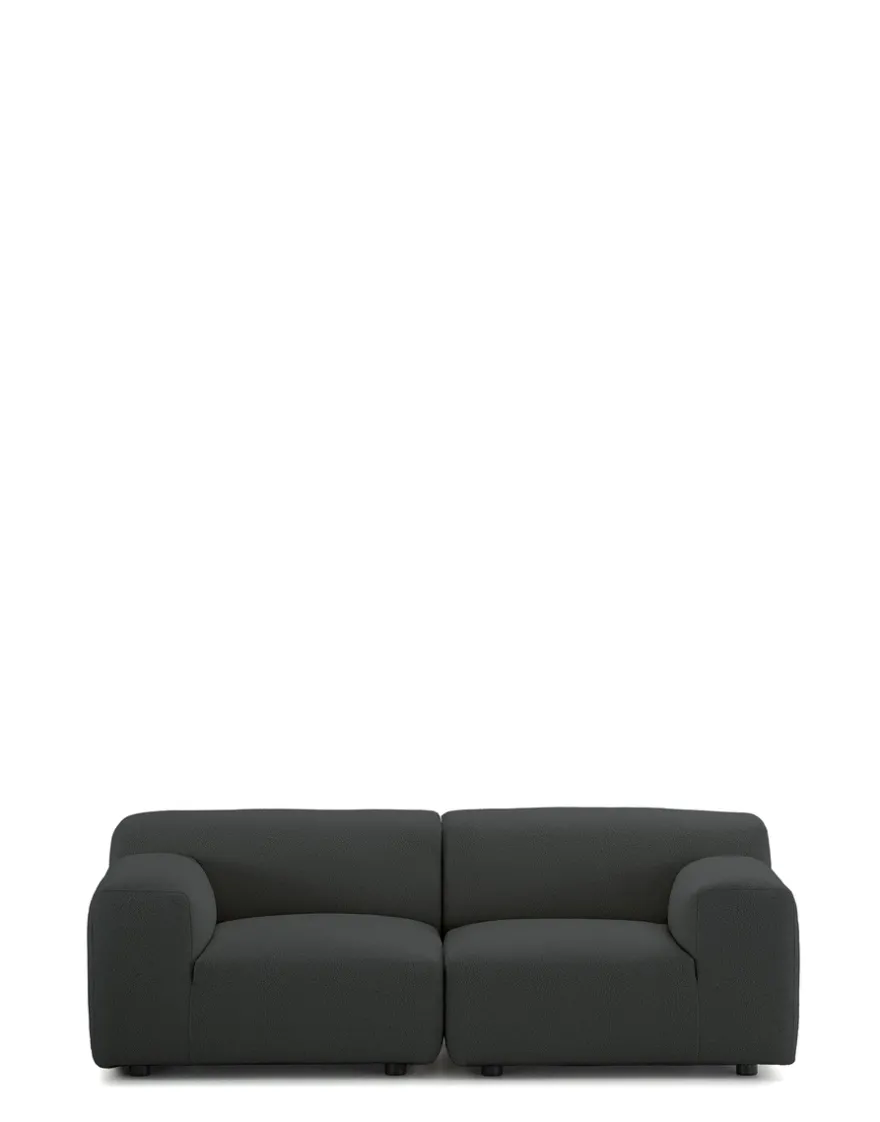 Discount Kartell Plastics duo deux places canapé orsetto GRIS