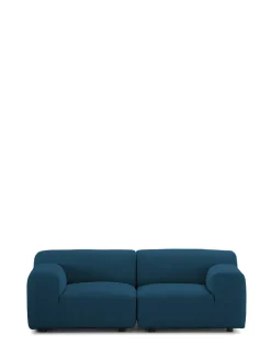 Online Kartell Plastics duo deux places canapé orsetto BLEU
